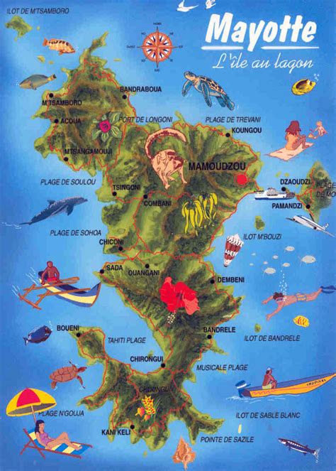 mayotte island map
